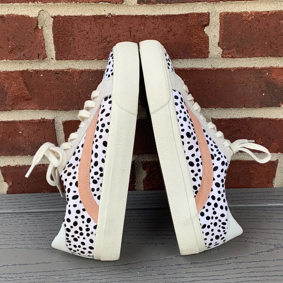 Madewell Sidewalk Spot Dot Calf Hair Sneakers - Picture 7 of 11